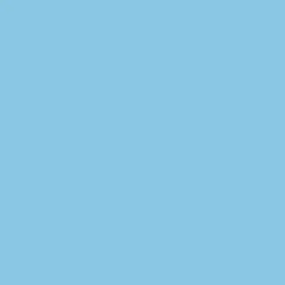 Blue backdrop colour swatch: a flat sky blue.
