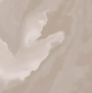 Cloudy backdrop: soft grey and taupe cloud-like marbling.