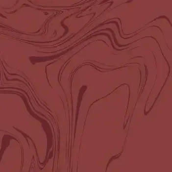 Fluid backdrop: deep red and burgundy marbled swirls.