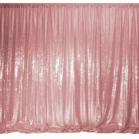 Rose gold sequin backdrop